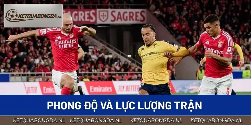 Benfica sở hữu lực lượng vượt trội cùng phong độ ấn tượng