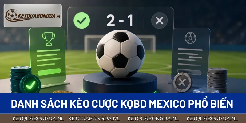 Đặt cược dự đoán KQBD Mexico với loạt kèo hấp dẫn