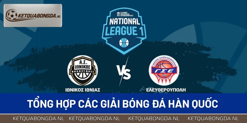 Tổng hợp các giải bóng đá Hàn Quốc được quan tâm